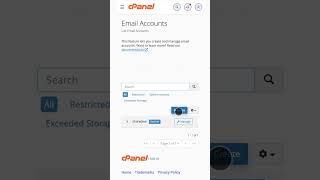 How to set up an email account in cPanel #shorts