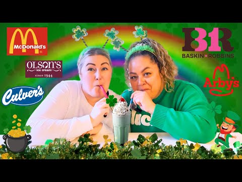 WI Try & Rate Fast-Food “SHAMROCK SHAKES” for ST. PATRICK’S DAY!! ☘️🇮🇪