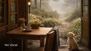 Zen Morning Café – Soft Piano Ambient (No Vocal) | Calm Start
