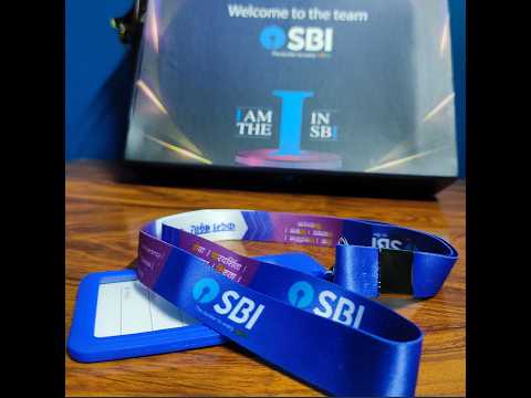 SBI JA WELCOME KIT💙😍 FINALLY GOT IT ✨😍🧿 #sbijawelcomekit #sbiclerk2023 #sbijatraining #sbijalife