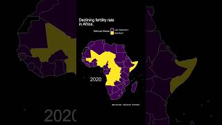 Declining Fertility rate im Africa #fertility #rate #africa #birth #baby #datascience #healthcare