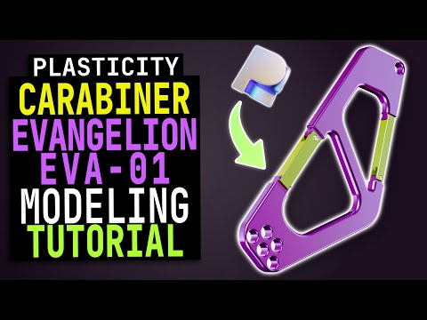 Plasticity Tutorial #15 | Modeling Eva-01 Carabiner