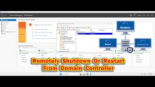 How to Remotely Shutdown or Restart Multiple Domain Computers from Domain On Windows Server 2025