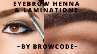 Eyebrow Henna and Lamination by Brow Code | Be Confident Aesthetics