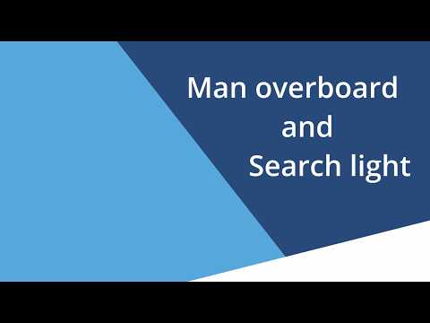 NAUTIS Instructor Guide - Men Overboard & Search Light