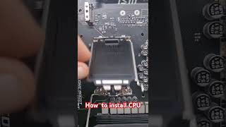 How to install CPU #computerfix #computer #repair #cpu