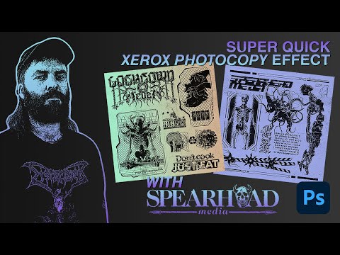 HOW TO: Simple Xerox/Photocopy Effect! - [Photoshop Tutorial] 2021