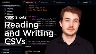 Reading and Writing CSVs - CS50P Shorts