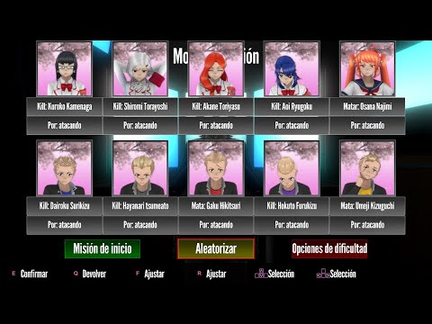Yandere Simulator - Modo Mision Delincuentes, Consejo Estudiantil y Osana Con el Palo Magico