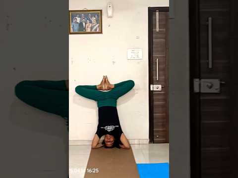 yoga practice Don't do without support 🙏#yoga #mumbai #asanas