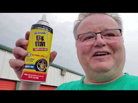VLOG: Flat tire bad luck & a fix a flat attempt