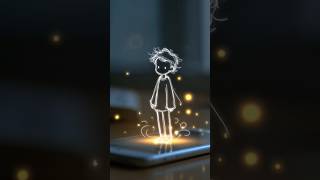 A Boy Dancing on Phone Screen 📱💃✨ #AIshorts #neonglow #trending