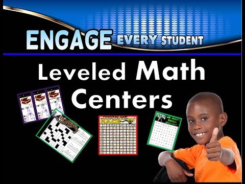Engage Every Student   Leveled Math Centers