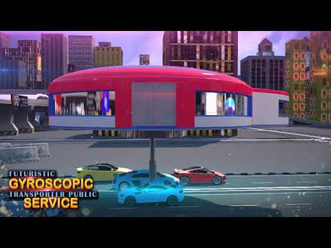 Futuristic Gyroscopic Transporter: Public Service