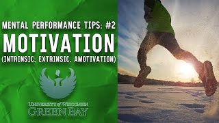 Mental Performance Tips #2: Motivation (Intrinsic, Extrinsic, Amotivation)