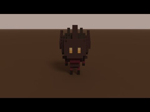 Malphite Chibi Voxel Art | League of Legends | LoL FanArt