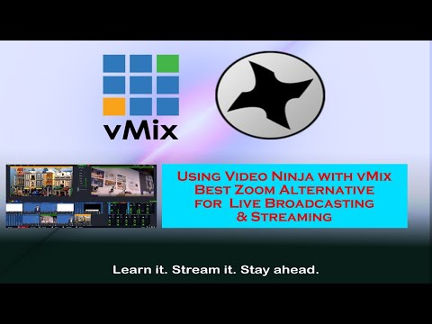 How to Use Video Ninja with vMix Best Zoom Alternative for Live Broadcasting Streaming 1