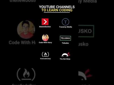 Youtube Channels To Learn Coding