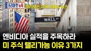 프리마켓 시황 브리핑｜엔비디아 실적발표 주목｜애플 탈중국 가속화 (한동엽 부장)