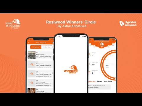 Resiwood Winners' Circle App for Astral Adhesives, Developed by Hyperlink InfoSystem - Case Study