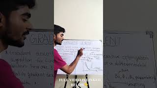 Gradient Descent Explained in 60 Seconds#gradientdescent#machinelearning#deeplearning#ai#DataScience