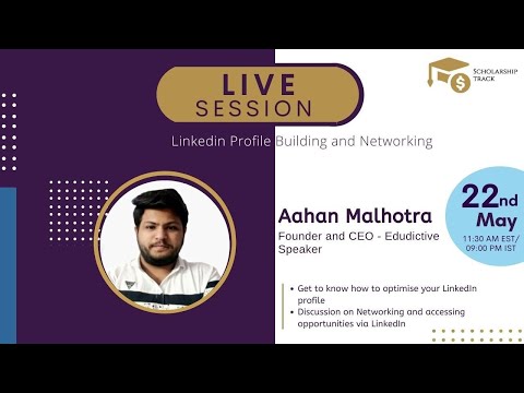 Live Session - LinkedIn Profile Building and Networking