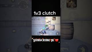 Wait for and 💀1v3 clutch😱#pubgmobile #pubg #shorts #vairalvideo #trending #youtubeshorts