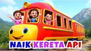 Naik Kereta Api 🚂🎵 Lagu Anak Indonesia Terbaru 2025 - nursery rhyme Indonesia - TK PAUD