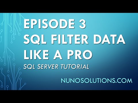 SQL Server - Filtering Data Like a PRO