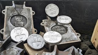Mastering Aluminum Sand Casting: Create Stunning Metal Channel Rounds With This Technique!