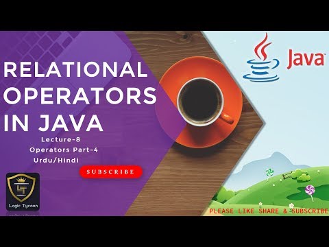 Relational operators in java (Urdu/Hindi) Lecture-8