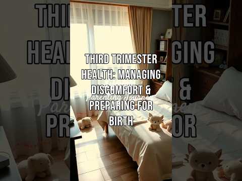 Third Trimester Health Managing Discomfort & Preparing for Birth #lifestyleparentingjourney