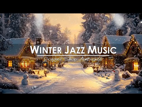 Winter and Soft Jazz❄️A Sweet Combination for a Warm Winter with Snowfall
