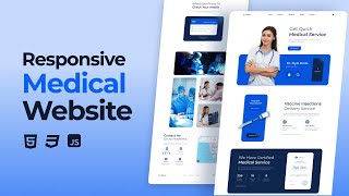 Responsive Medical Website Using HTML CSS JavaScript
