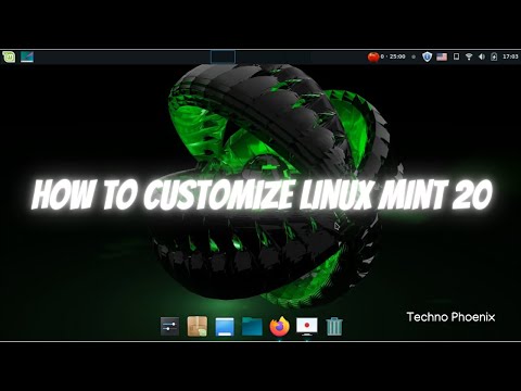 how to make linux mint 20.3 look cool
