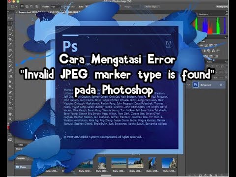Cara mengatasi error invalid JPEG marker type is found