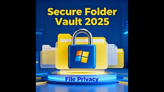 🔐 Secure Folder Vault 2025 | File Encryption & Privacy Software for Windows