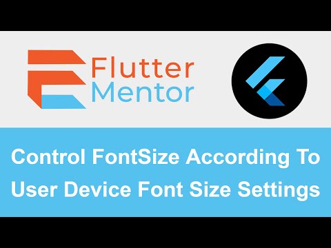 Flutter - Set Font Size According To User Device Settings