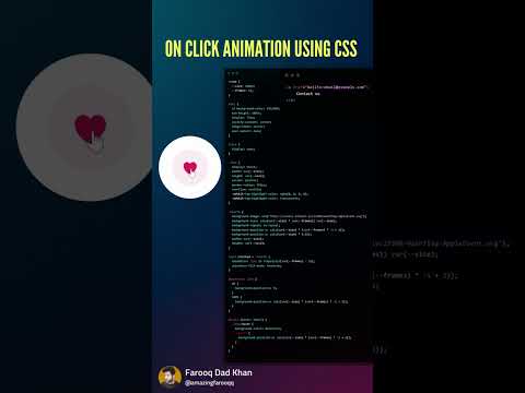 On Click animation on button using CSS