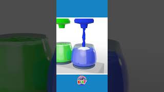 🌈Learn Colors with Colorful Soccer Balls ⚽#shorts #learningvideosforkids