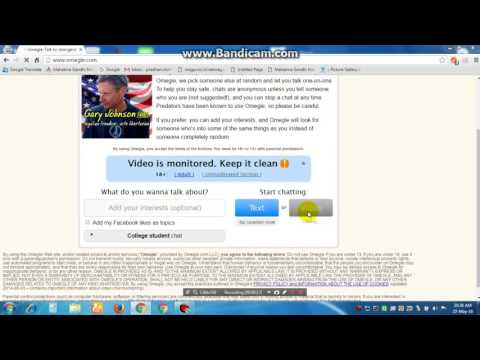 OUT DATED TRICK TO ENABLE VIDEO BUTTON ON OMEGLE..... NOT WORKS ANYMORE!