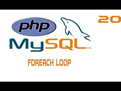 20 Foreach loop - PHP Beginners tutorial