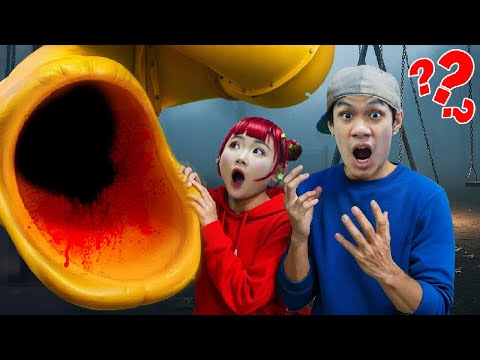 CAUGHT on DRONE: SLIDE MONSTER Activated at 3AM!! (The Brainrot Event Begins)