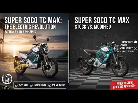 Super Soco TC Max Full Review | Electric Cafe | 2025 #SuperSocoIndia #ElectricBikeIndia