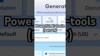 🤖 This AI turns your prompt into a full website in seconds! #trending #shortvideo  #gamma #ai