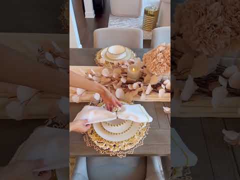 Valentines Day Romantic Tablescape with soft pink colors
