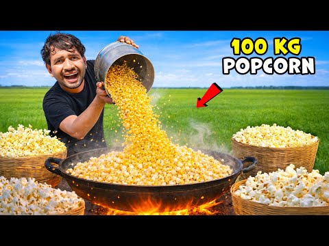 We Made 100KG Popcorn Experiment - पूरा घर भर गया 🤣 | MR. INDIAN HACKER