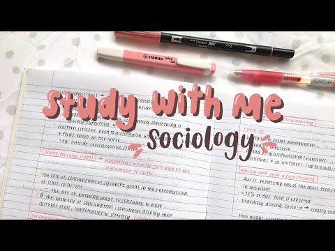 study with me: sociology