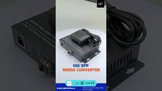 ⚡ 10G SFP Media Converter ⚡ High-speed fiber connectivity solution #shorts