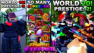 Prestige Made Me OVERPOWERED In Roblox Anime Eternal... Here's What Happened!